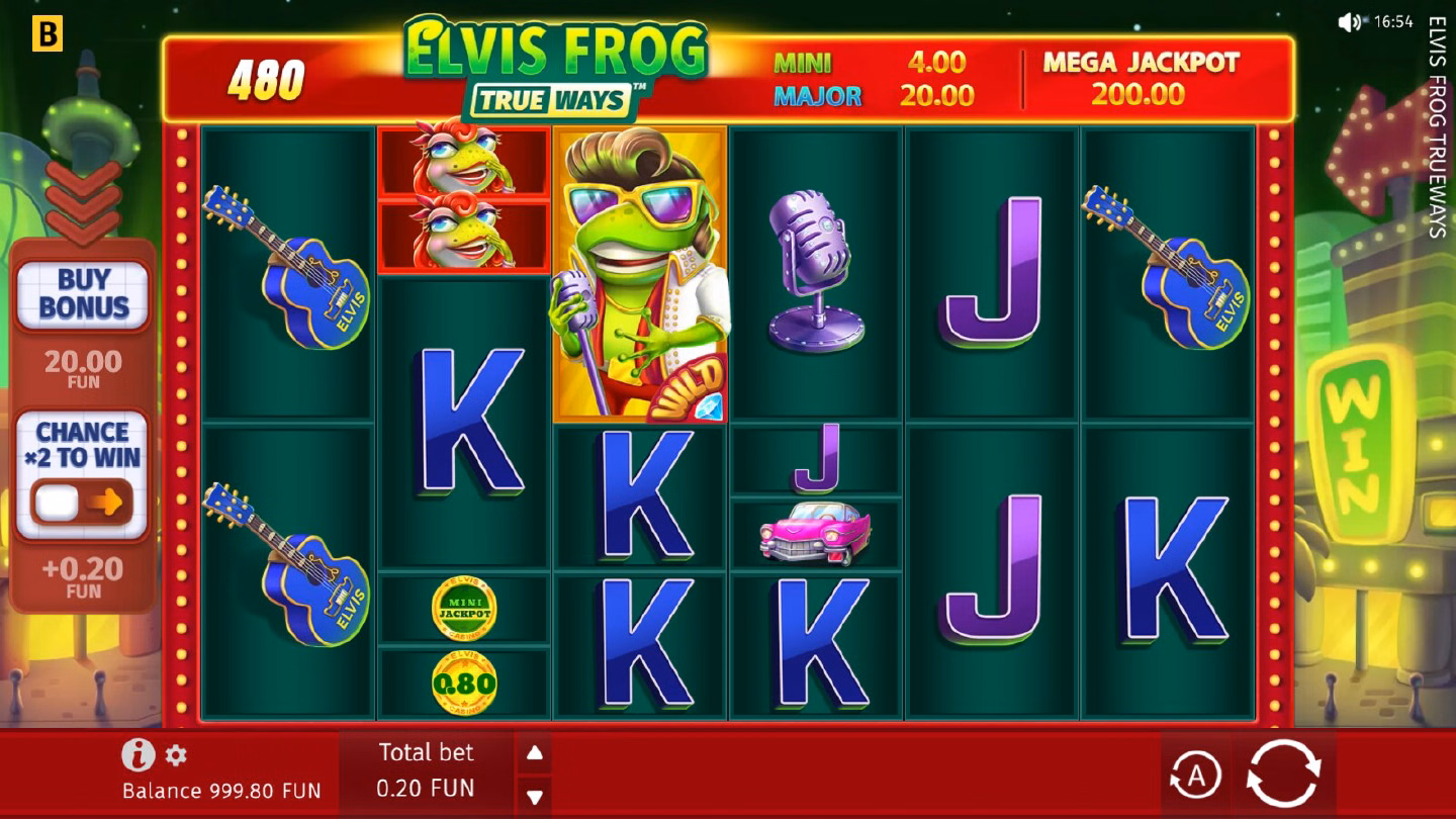 Elvis Frog base game screenshot
